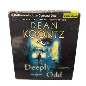 Dean Koontz "Deeply Odd" CD Audio Book Unabridged Performed By David Aaron Baker